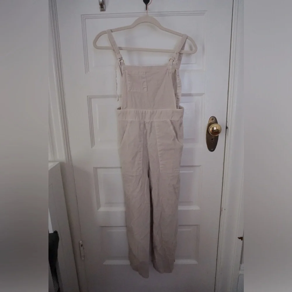 Cameo cropped corduroy overalls - Picture 2 of 2